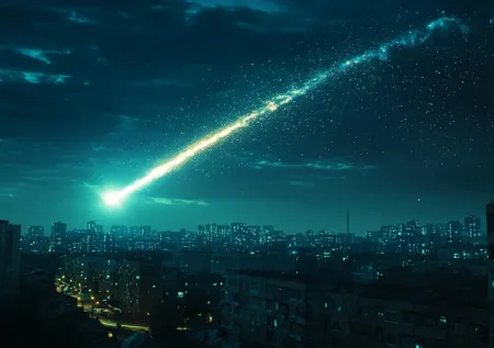 Стало известно, куда врезался обломок пролетевшего над Москвой метеорита