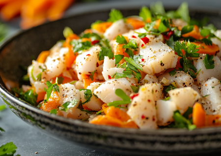 Готовим кальмара в корейском стиле — этот салат-минутка покорил всю семью пикантностью и вкусом