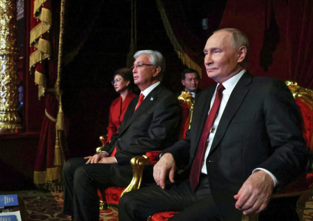 Путин и Токаев заняли места в Царской ложе Большого театра