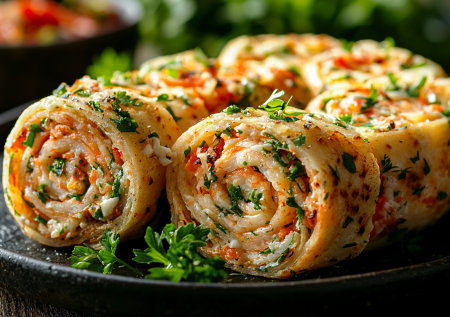 С таким рулетом и салаты не нужны: сырно-чесночная закуска с крабовыми палочками