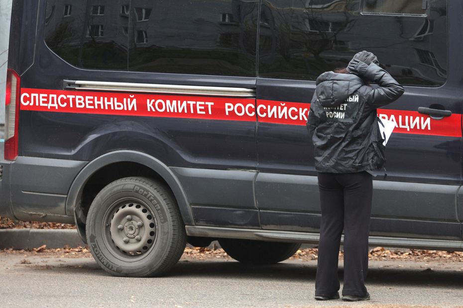 Сотрудник СК на месте взрыва в Красногорске