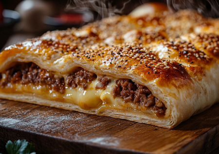 Бухлаваш из лаваша и фарша — вкусная закуска ко всему: простой рецепт быстрой еды из 3 ингредиентов