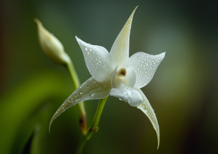 Крайне редкая орхидея из Мадагаскара расцвела в Ботаническом саду МГУ