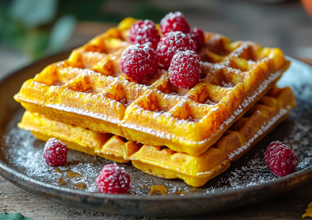 Вкусный завтрак за 15 минут: готовлю эти тыкво-вафли каждые выходные