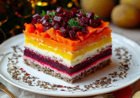 Салат «Генерал»: только простые ингредиенты и готовится быстро!