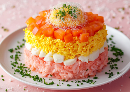 Салат «Лисья шубка» на Новый год: когда простые продукты складываются в шикарную закуску