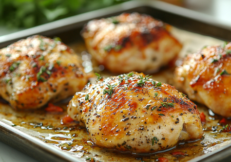 Курица в кетчунезе — сочно, пикантно и без лишней возни!