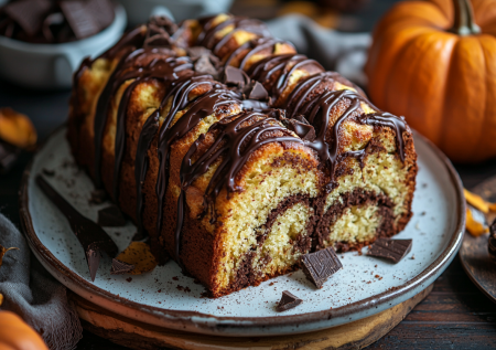 Ванильно-шоколадный кекс для осеннего чаепития: рецепт, который согреет ноябрьскими вечерами