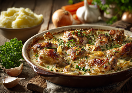 Секреты кролика в сметане: идеальный ужин для всей семьи