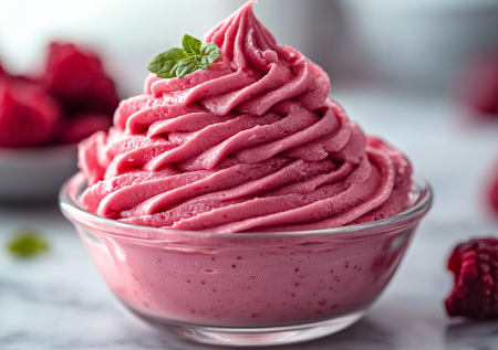 Замороженные ягоды, творожный сыр — крем-чиз для десертов готов за 15 минут