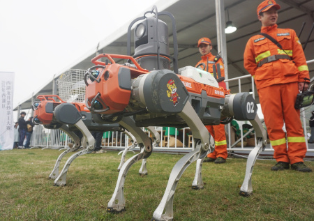 Роботы-собаки начали помогать в борьбе с лесными пожарами