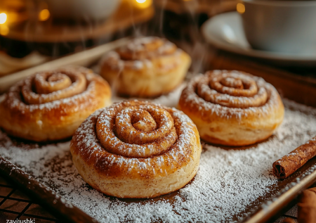 Творожные завитушки — 10 минут на замес и 20 на выпечку: аромат корицы и сахарная верхушка — невозможно оторваться