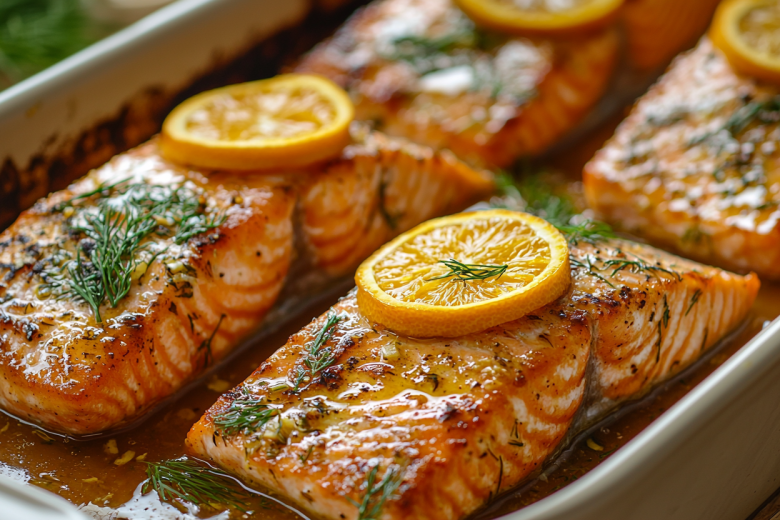 Делай мужу регулярно: горбуша в духовке с апельсиновым вкусом