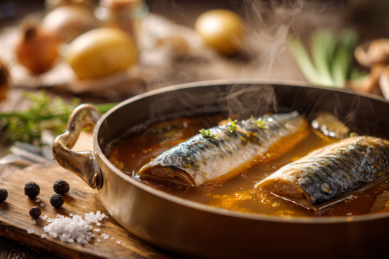 Скумбрия в чае: простой рецепт
