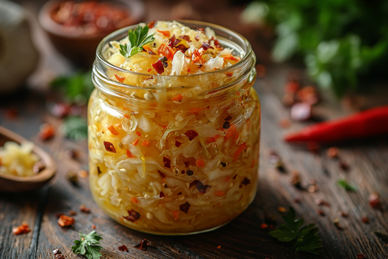 Квашеная капуста: острый рецепт