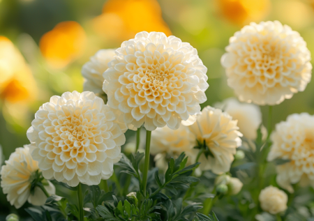 Посадите в ноябре — весной в саду россыпь кремовых шариков. Многолетник-невеста с красивыми цветками