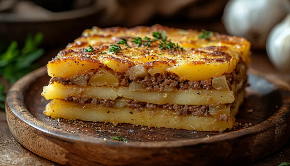 Картофельная запеканка с фаршем