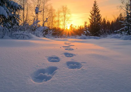 Петли и двойки: как найти зайца по свежему снегу — тропление по первопутку