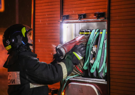 Элитный банный комплекс загорелся в российском регионе