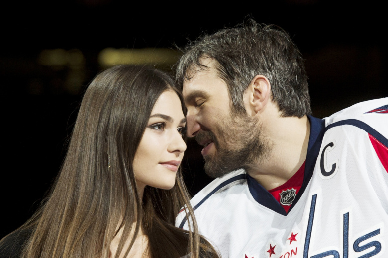 Анастасия Шубская и Александр Овечкин, 2017 год