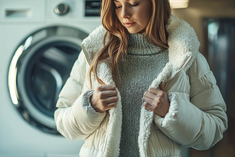 Как сохранить белый пуховик чистым: уход, стирка и хранение