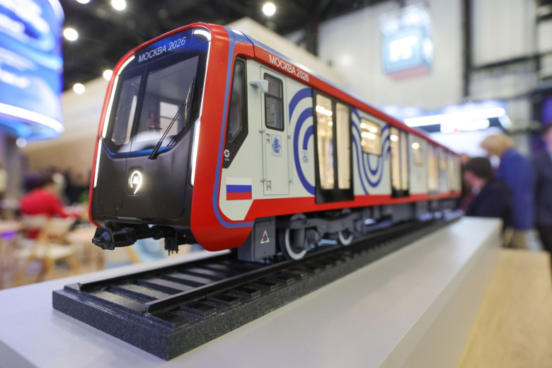 Макет поезда метро «Москва-2026»