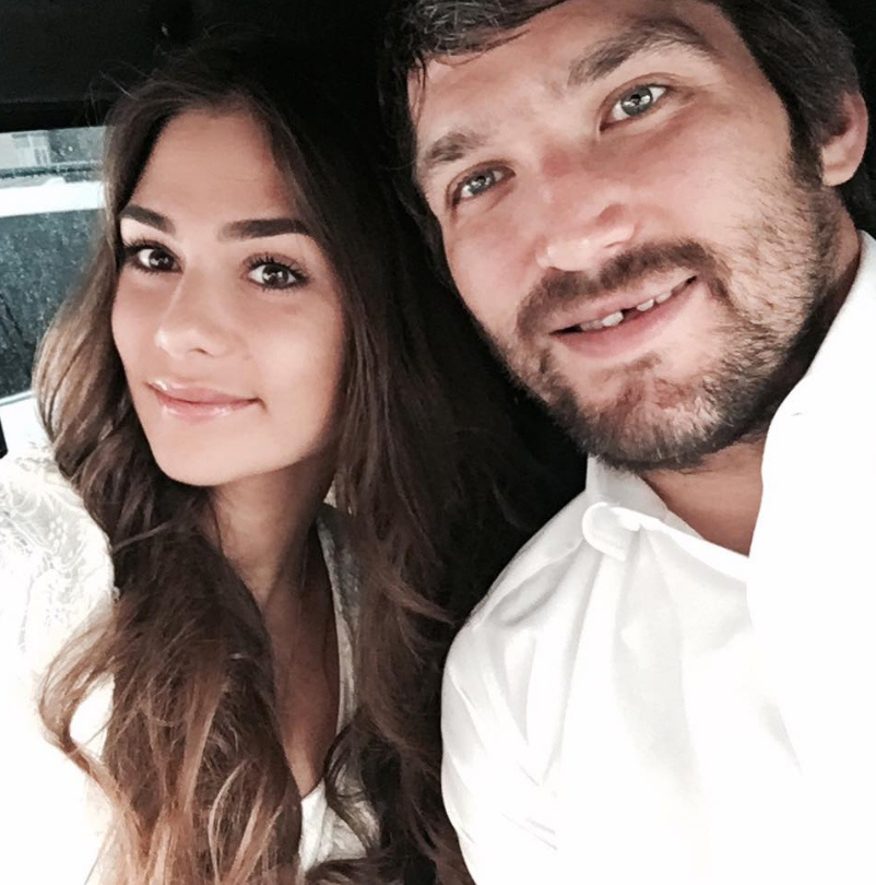 Анастасия Шубская и Александр Овечкин