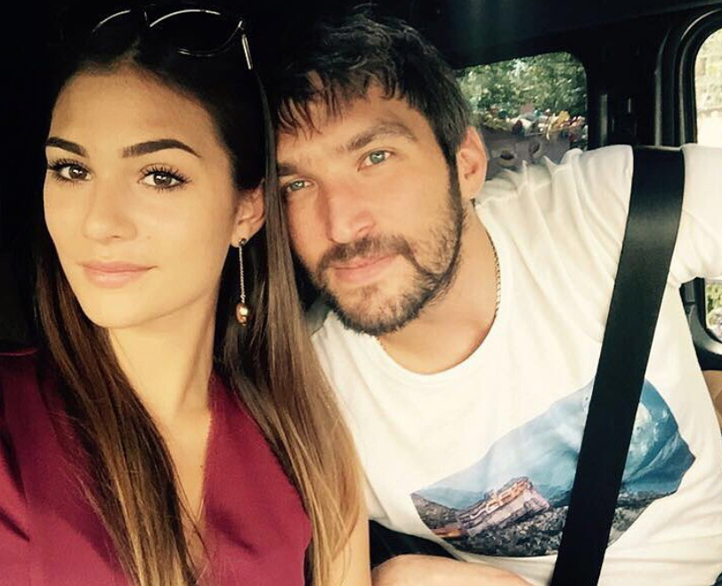 Анастасия Шубская и Александр Овечкин