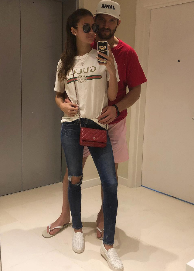 Анастасия Шубская и Александр Овечкин