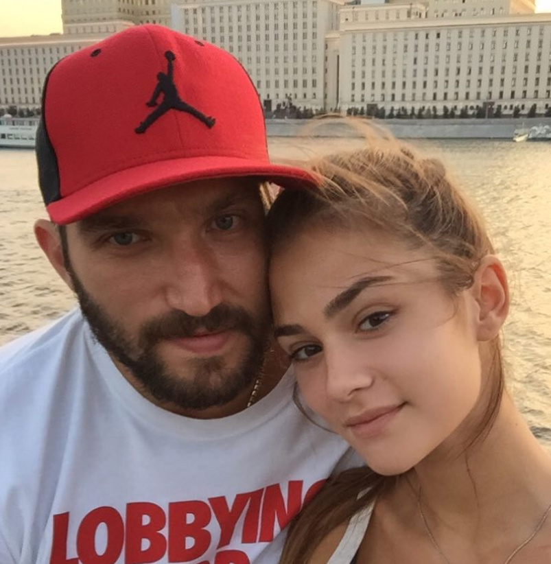 Анастасия Шубская и Александр Овечкин