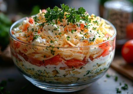 Для этого салата варю только один ингредиент — «Фейерверк». Вкусный и эффектный салат привлечет в дом деньги и удачу