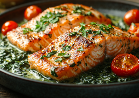 Готовлю семгу со специальным соусом — получается так вкусно, что можно забыть о ресторанах