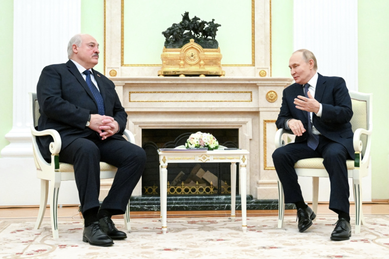 Владимир Путин и Александр Лукашенко