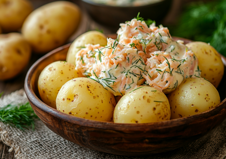 Блюдо для экономных гурманов: превращаем картошку в праздничный шедевр — секрет в крабовых палочках