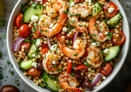 Мой топ-салат к Новому году — креветки и птитим вместо крабовых палочек: микс, который покорил гостей