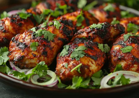 Курица по-узбекски — сочная, пряная, тает во рту: пряный восточный маринад