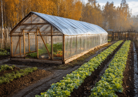 Теплица в ноябре: какие культуры посеять под зиму для раннего витаминного урожая