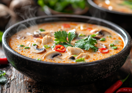 В этот суп невозможно не влюбиться — простой рецепт азиатского том кха: трачу на готовку всего 10 минут