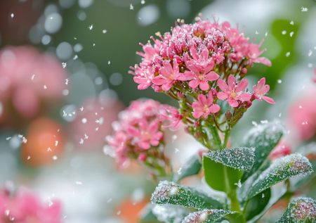 Многолетник-рекордсмен по цветению: уходит под снег в полном цвету