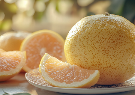 Простой способ очистки помело: просто сделайте эти надрезы и получите только сочные дольки