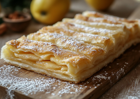 Завтрак из пачки теста и яблок. Яблочные ленты — вкусная и простая выпечка к чаю