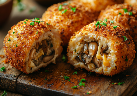 Куриные бомбочки с грибной начинкой а-ля жюльен — мой беспроигрышный рецепт, если надо удивить гостей