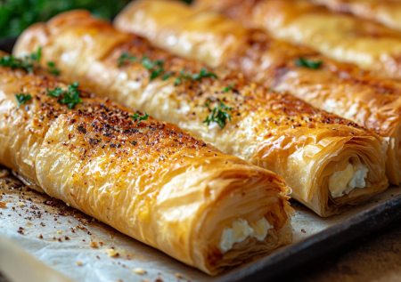 Ленивый завтрак из трех ингредиентов! Хрустящие трубочки сигара берек — как в Турции, только вкуснее!