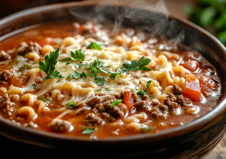 Готовлю лазанья-суп — все вкусы итальянского бешамеля и мясного рагу в формате уютного супа за 30 минут