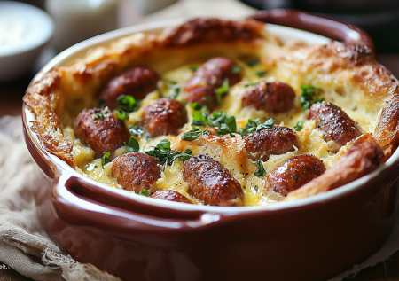 Мясо по-французски, оревуар! Теперь мой дежурный рецепт — «Жаба в норке». Британская запеканка на ужин