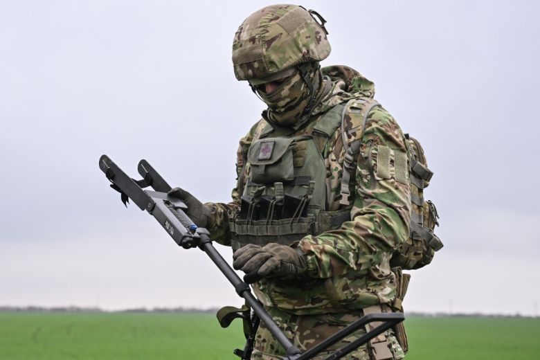 Военнослужащий ВС РФ в зоне проведение СВО