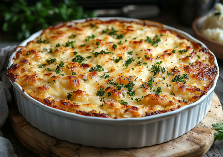 Никаких больше котлет и зраз. Сырно-куриная запеканка с манкой — моя новая любовь. Получается очень нежной и вкусной