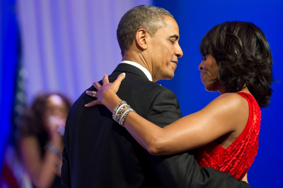 Барак Обама c женой Мишель