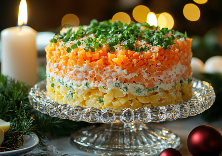 Салат «Скумбрия в шубе»: отлично впишется в праздничный стол на Новый год