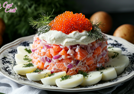 Оливье будет скучать в сторонке. Теперь главный фаворит — салат «Норвежский»: воздушный как облачко, а вкус — сказка